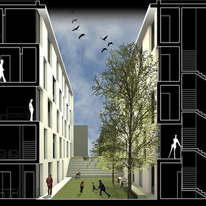 Family hostel, Patio, Competition, Palma De Maiorca.