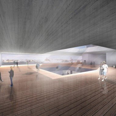 Museo d’Arte Contemporanea, Concorso Internazionale, Rendering, Progetto.